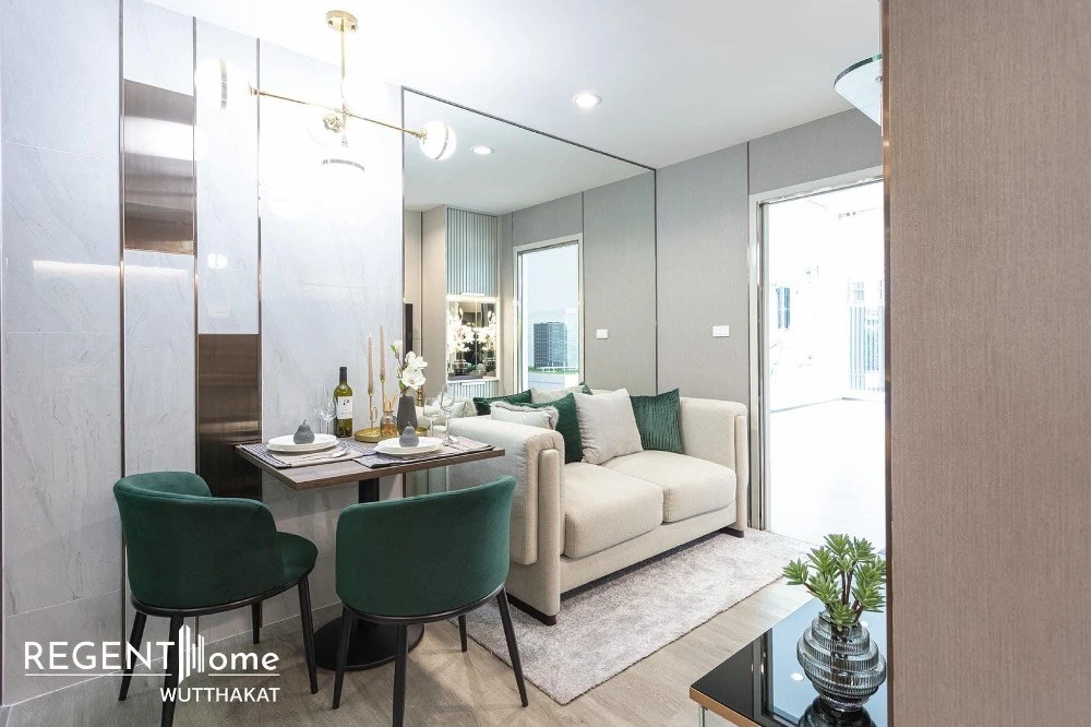 ขายดาวน์ Regent Home Wuttakat ห้องมุมมีความเป็นส่วนตัว ชั้น 25 ได้วิวโล่ง มาจับมาจองเป็นเจ้าของเลย