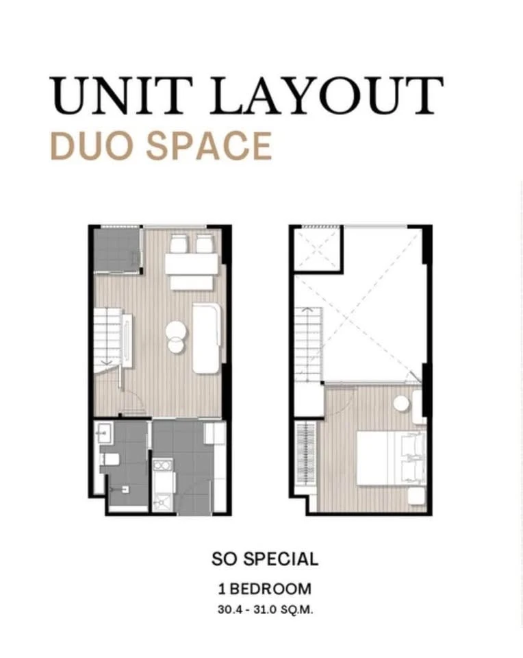 ขายดาวน์ So Origin Siriraj ห้องแบบ Duo Space เพดานสูง 4.2 เมตร โปร่ง โล่ง อยู่สบาย รีบจองเลย