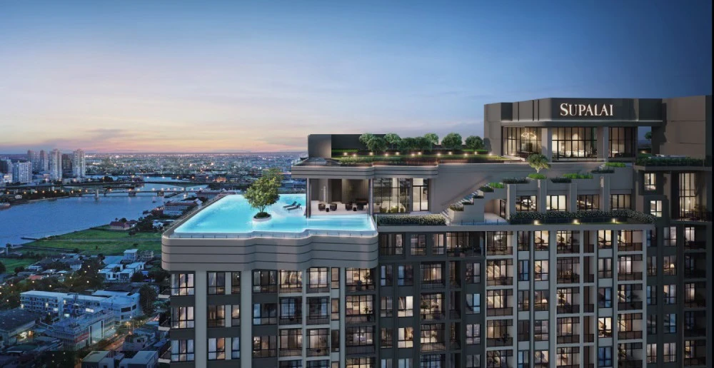 ขายดาวน์ Supalai Tyme Charoen Nakhon 1 ห้องนอน พื้นที่ใช้สอยเยอะ ในทำเลสุดปัง วิวสวย จองเลย