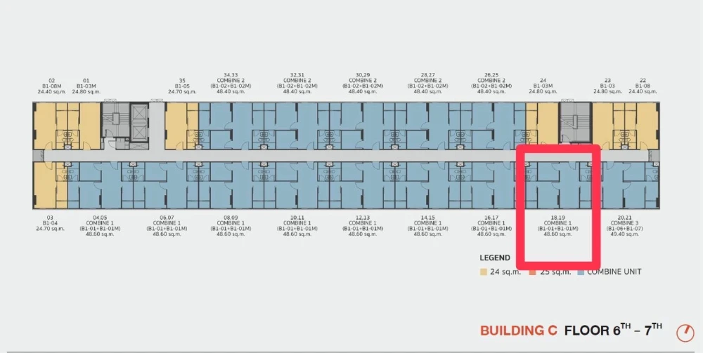 ขายดาวน์ The Origin Bangkae ห้องทิศเหนือ ทำเลดี พื้นที่ใช้สอยเยอะ ดีแบบนี้จะรออะไร