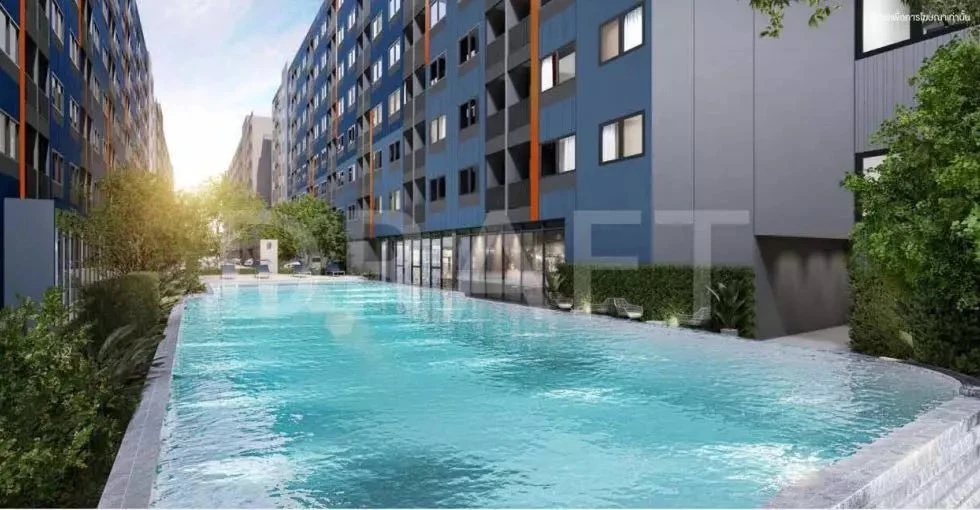 ขายดาวน์ The Origin Bangkae ห้อง 2 bedroom (combined) ห้องเปล่า วิวสระน้ำ คนชอบแต่งห้องห้ามพลาด