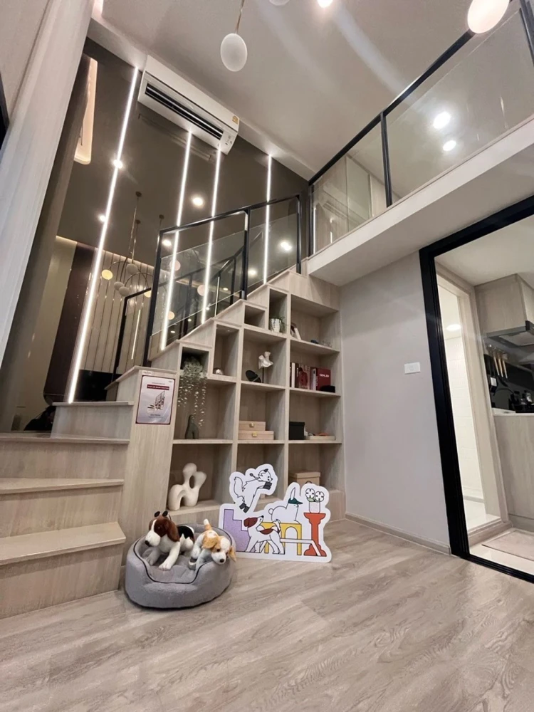 ขายดาวน์ The Origin Pinklao ห้อง Duo space 2 ชั้ ชั้น 16 ได้วิวสูง สายเลี้ยงสัตว์ไม่ควรพลาดที่นี่