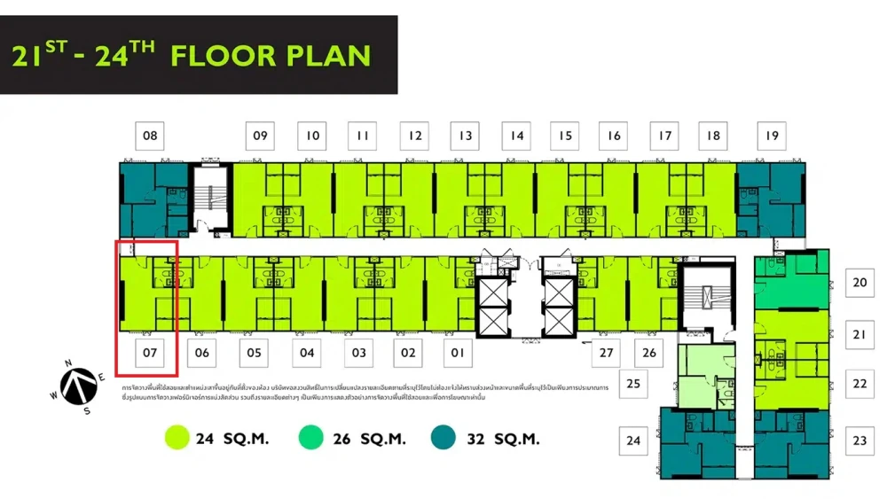 ขายดาวน์ The Origin Sukhumvit - Praksa ชั้น 22 ชั้นสูง ห้องมุม สนใจเป็นเจ้าของ รีบจองเลย
