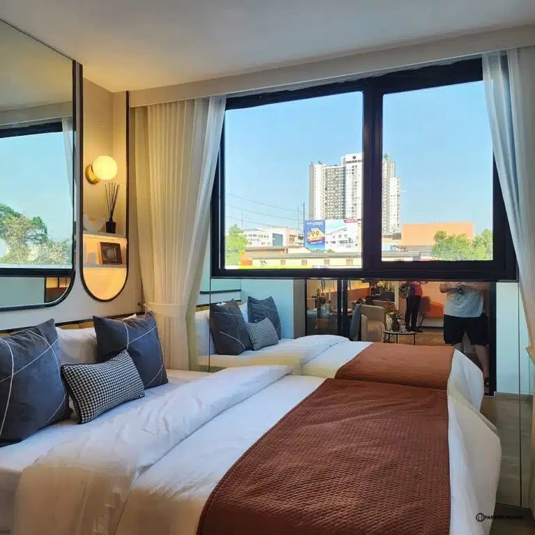 ขายดาวน์ The Origin Sukhumvit - Praksa ชั้น 22 ชั้นสูง ห้องมุม สนใจเป็นเจ้าของ รีบจองเลย