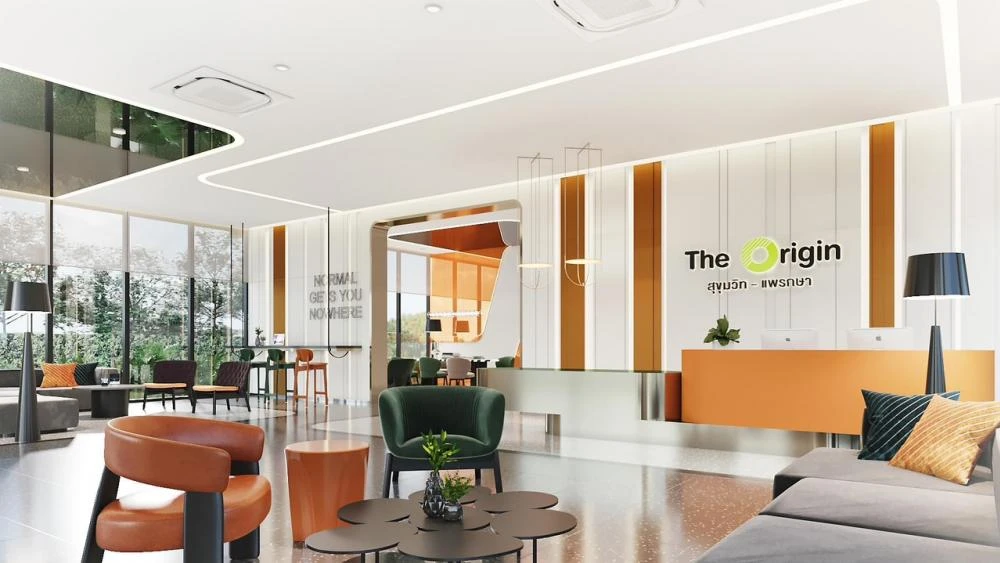 ขายดาวน์ The Origin Sukhumvit - Praksa ชั้น 35 ห้องมุม สนใจเป็นเจ้าของ รีบจองเลย