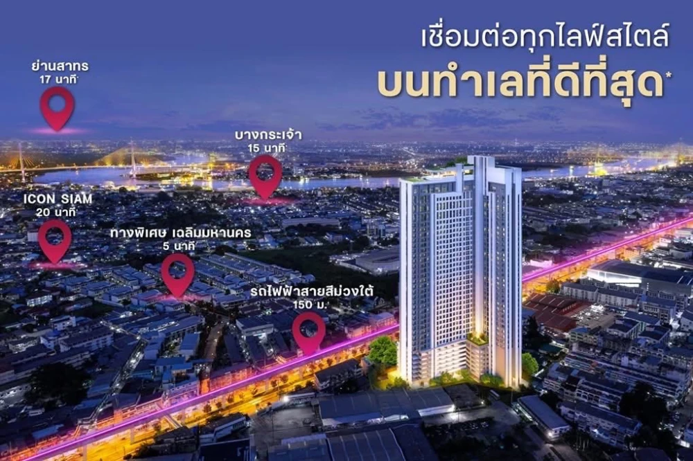 ขายดาวน์ XIM Suksawat - Rama 3 ชั้น 12 ห้องมุม โครงการดี ทำเลสุดปัง จองเลยจ้า