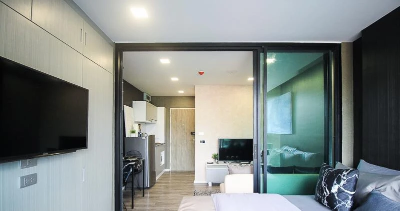 ขายด่วนๆ คอนโด modiz station ห้องกั้นแยกเป็นสัดส่วน แบ่งโซนลงตัว ราคาอย่างโดน พลาดแล้วจะเสียดาย