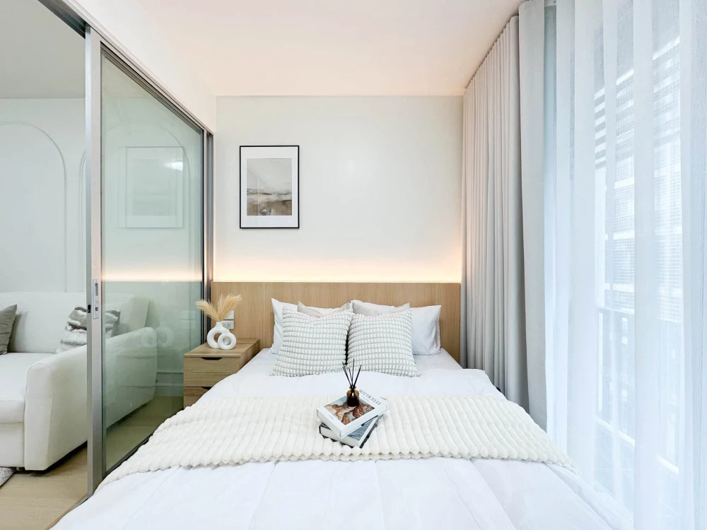 ขายด่วนๆ โครงการ  A Space ME Sukhumvit 77 ห้องแต่งน่าอยู่ โทนขาวสบายตา ราคาสบายกระเป๋า ซื้ือเลย