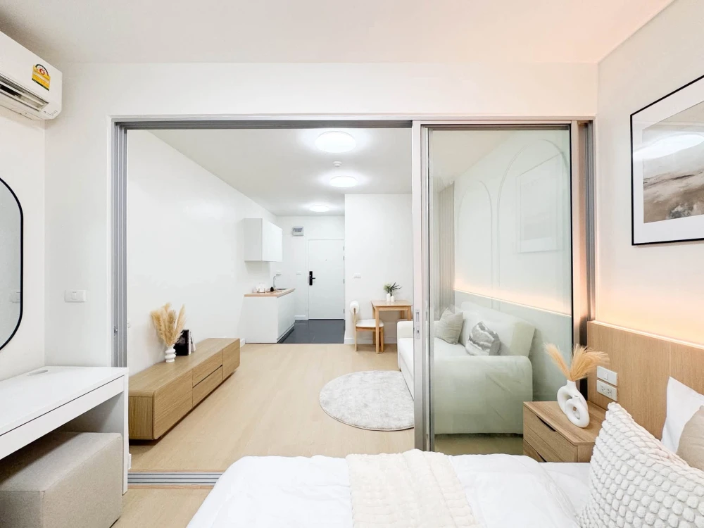 ขายด่วนๆ โครงการ  A Space ME Sukhumvit 77 ห้องแต่งน่าอยู่ โทนขาวสบายตา ราคาสบายกระเป๋า ซื้ือเลย