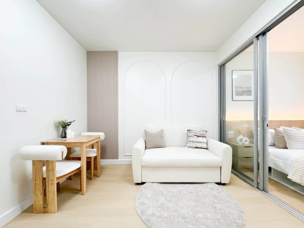 ขายด่วนๆ โครงการ  A Space ME Sukhumvit 77 ห้องแต่งน่าอยู่ โทนขาวสบายตา ราคาสบายกระเป๋า ซื้ือเลย