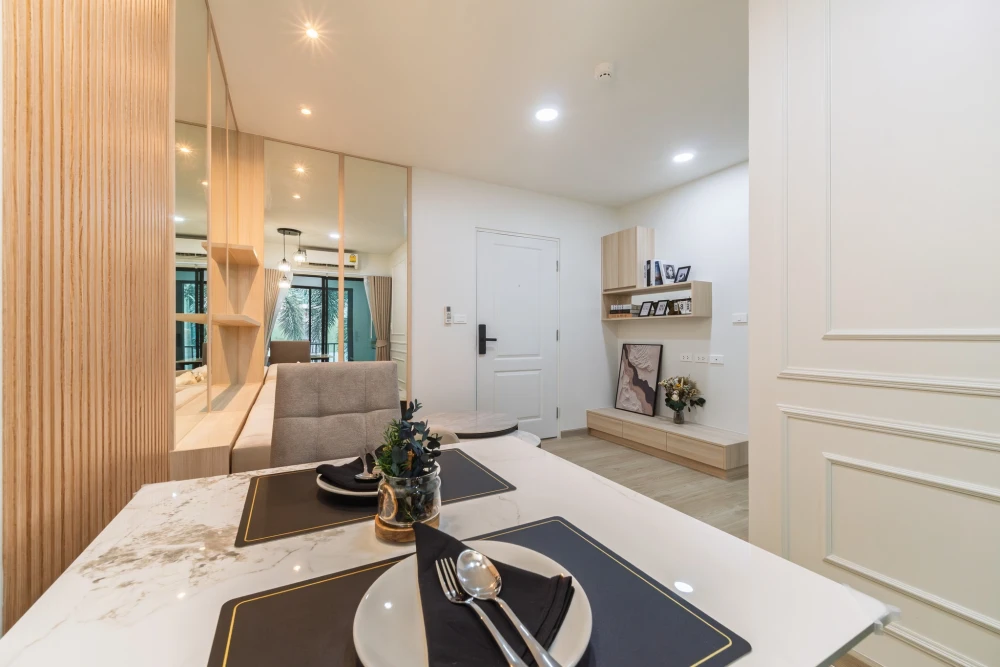 ขายด่วนๆ I Condo Sukhumvit 105 ห้องแต่งพร้อมอยู่ เฟอร์ เครื่องใช้ไฟฟ้าครบ มาแต่ตัวเข้าอยู่ได้เลย อย่าพลาด