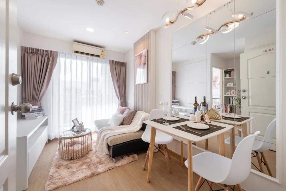 ขายด่วนๆ Lumpini Condotown Nida-Serithai ห้องแต่งสวย บิ้วอินท์อย่างดี คุณต้องรีบมาจองเลย