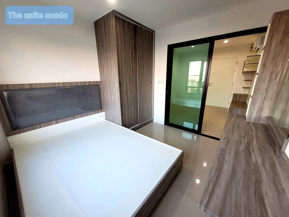 ขายด่วนๆ The Unite Condo Onnut-Pattanakarn ห้องพร้อมอยู่ เฟอร์นิเจอร์ครบตกแต่ง และ Built In อย่างดี ซื้อเลย