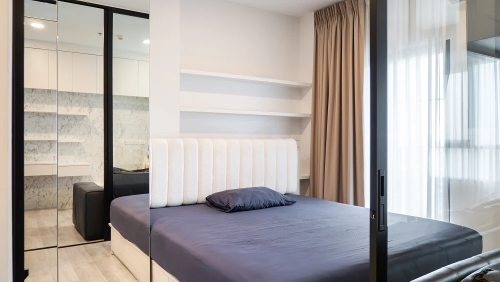 ขาย/ให้เช่า Condo Niche Mono Mega Space Bangna ห้องชั้นสูง พร้อมเฟอร์ มาแต่ตัวเข้าอยู่ได้เลย+++