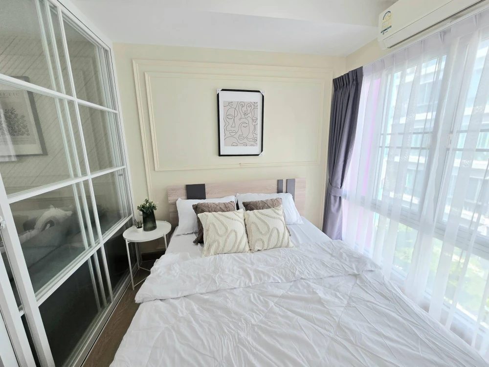 ขาย/ให้เช่า The Log 3 Sukhumvit 101/1 ห้องน่าอยู่ ชั้นไม่สูง เฟอร์พร้อม จองเลย