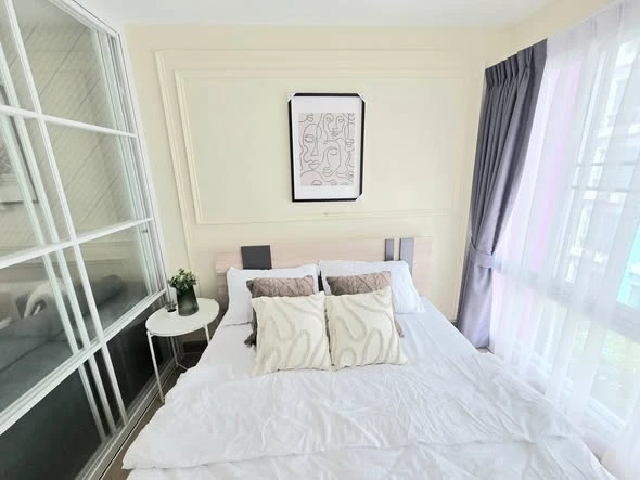 ขาย/ให้เช่า The Log 3 Sukhumvit 101/1 ห้องน่าอยู่ ชั้นไม่สูง เฟอร์พร้อม จองเลย