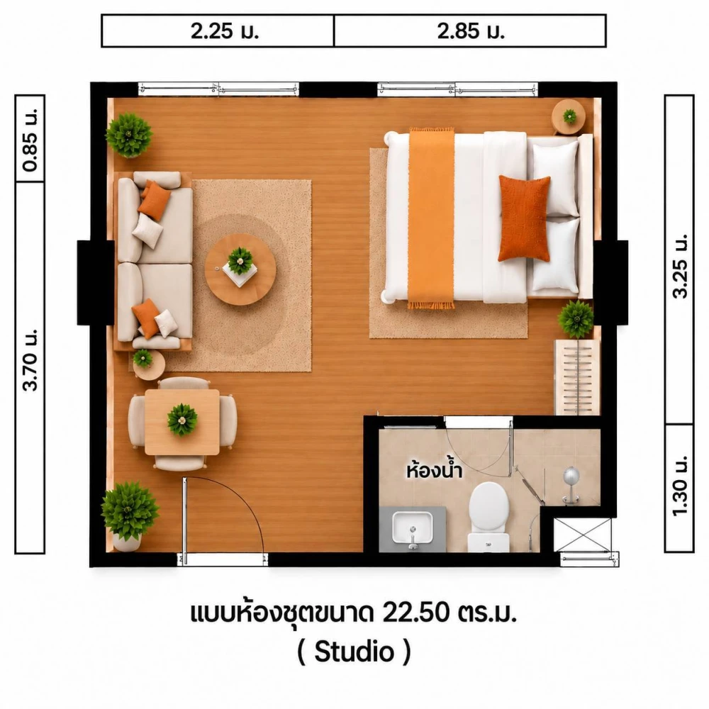 ขาย คอนโด ลุมพินี วิลล์ ราษฎร์บูรณะ - ริเวอร์วิว 2