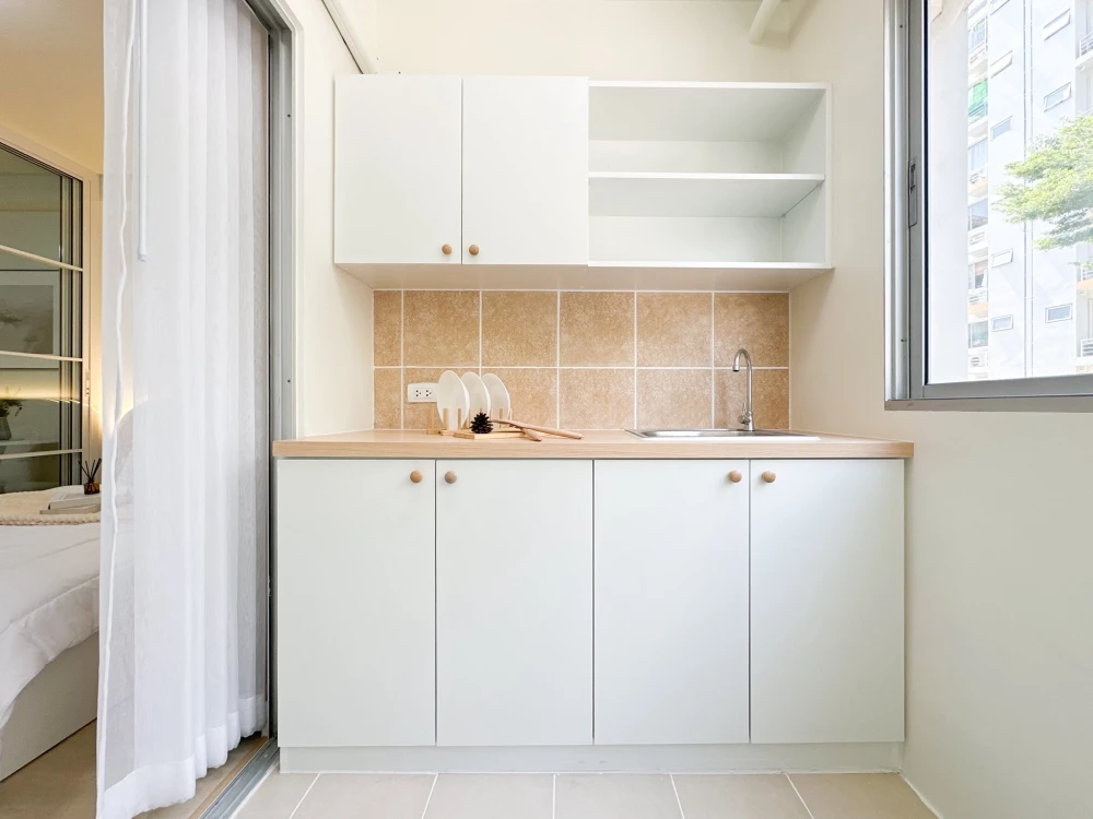 ขาย ซิตี้โฮม รัชดา-ปิ่นเกล้า ขนาด 29.1 ตร.ม. ตึก A2 ชั้น 2ตกแต่งสวยแบบมินิมอล น่าอยู่มากๆ รีบจองเลย