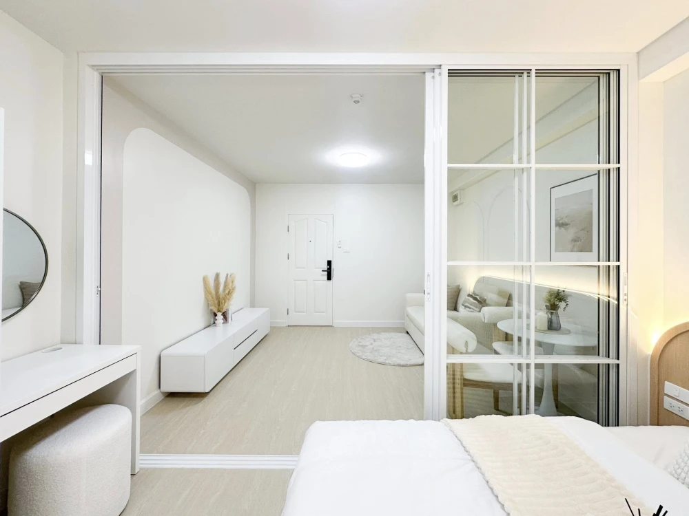 ขาย ซิตี้โฮม รัชดา-ปิ่นเกล้า ขนาด 29.1 ตร.ม. ตึก A2 ชั้น 2ตกแต่งสวยแบบมินิมอล น่าอยู่มากๆ รีบจองเลย