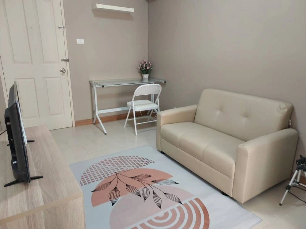 ขาย ซิตี้ โฮม ศรีนครินทร์ 1 ห้องนอนกั้นด้วยบานเลื่อน ห้องครัวปิด พร้อมเข้าอยู่! ติดตั้งอุปกรณ์อำนวยความสะดวกครบครัน