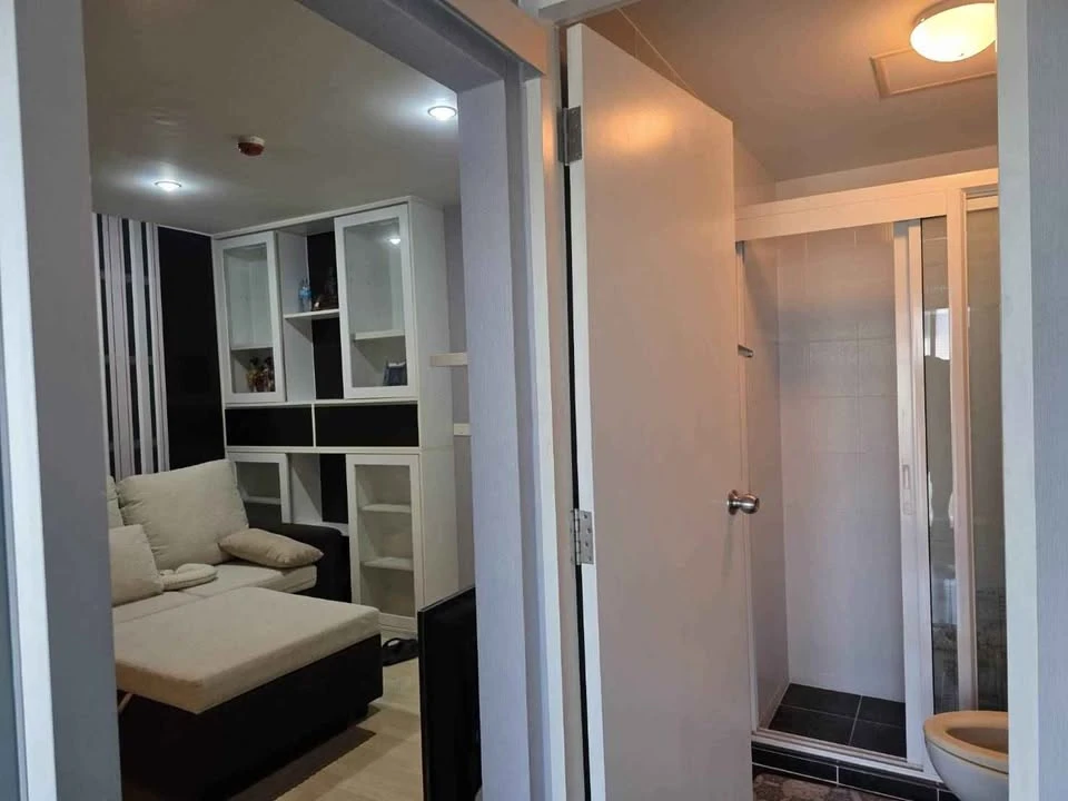 ขาย ดี คอนโด รามอินทรา มีประตูกั้นห้อง แยกเป็นสัดส่วน ตกแต่ง buitin ครบพร้อมเข้าอยู่