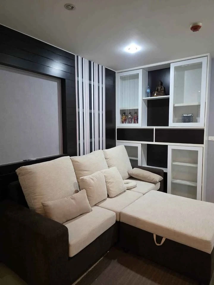 ขาย ดี คอนโด รามอินทรา มีประตูกั้นห้อง แยกเป็นสัดส่วน ตกแต่ง buitin ครบพร้อมเข้าอยู่