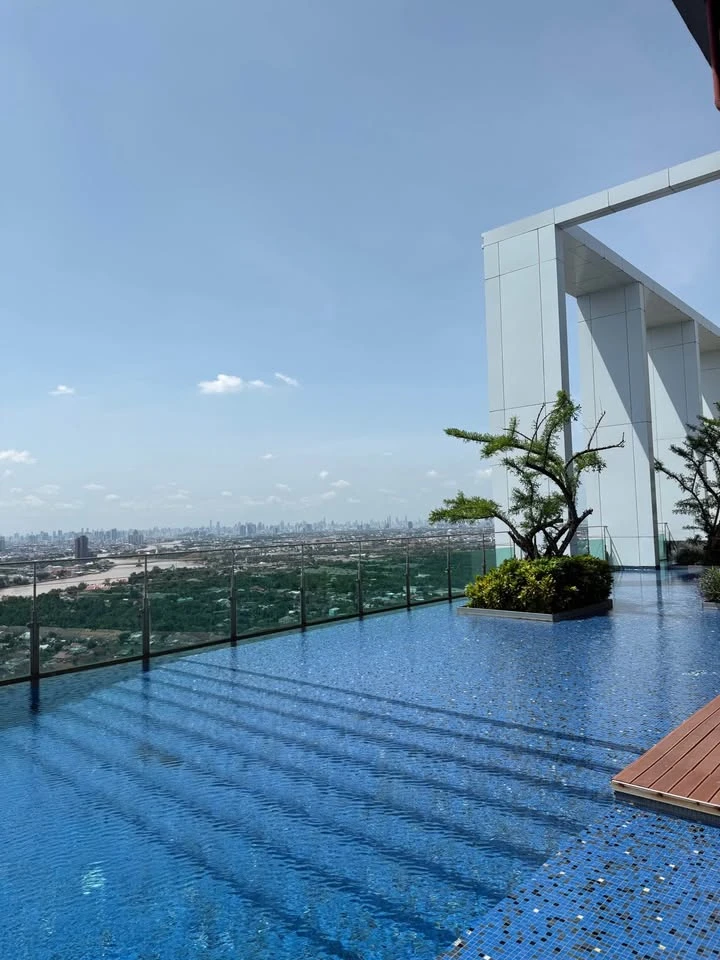 ขาย ดี คอนไพร์ม รัตนาธิเบศ ห้องชั้นสูง เฟอร์พร้อม ลมดี จองเลย