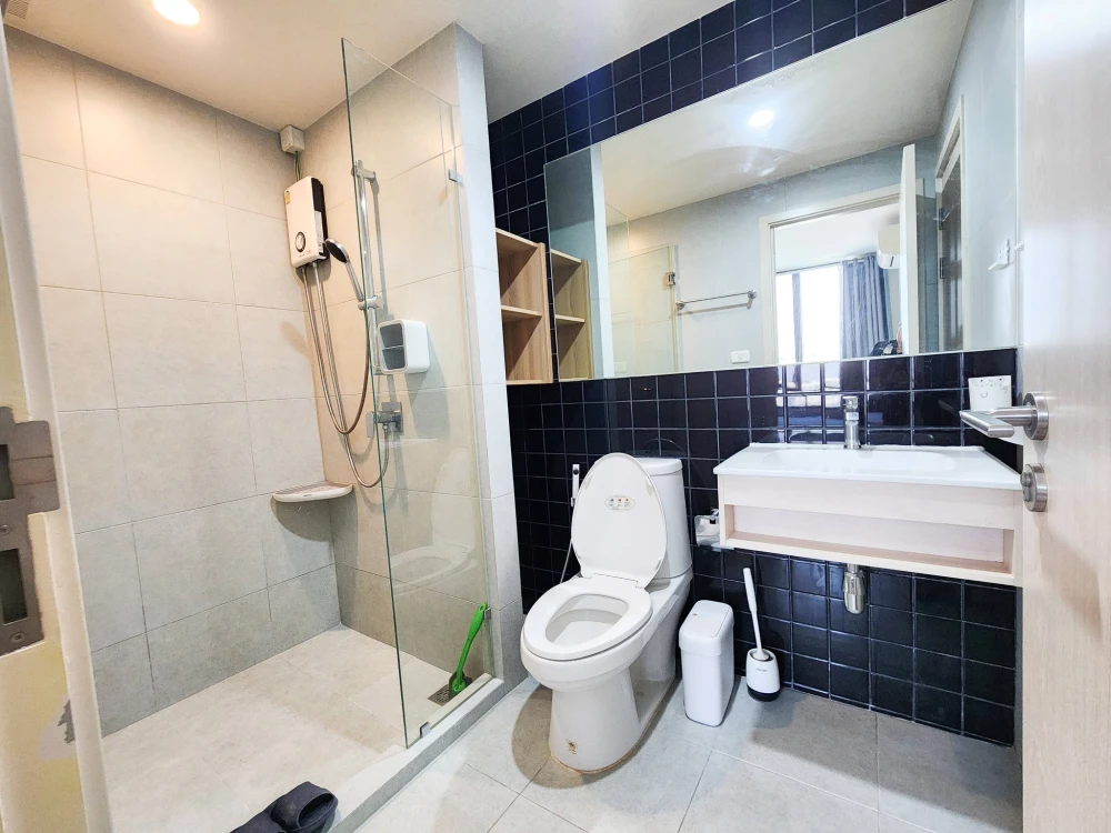 ขาย นิว โนเบิล แจ้งวัฒนะ ชั้น 22 แดดเช้า วิวเมืองสวยไม่บล็อกลมดี Built-in ห้องสไตล์มินิมอล กรุผนังโซนชั้นวางทีวี ห้ามพลาด