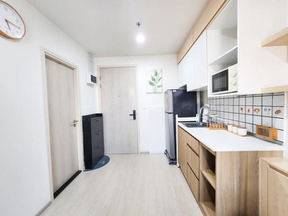 ขาย นิว โนเบิล แจ้งวัฒนะ ชั้น 22 แดดเช้า วิวเมืองสวยไม่บล็อกลมดี Built-in ห้องสไตล์มินิมอล กรุผนังโซนชั้นวางทีวี ห้ามพลาด