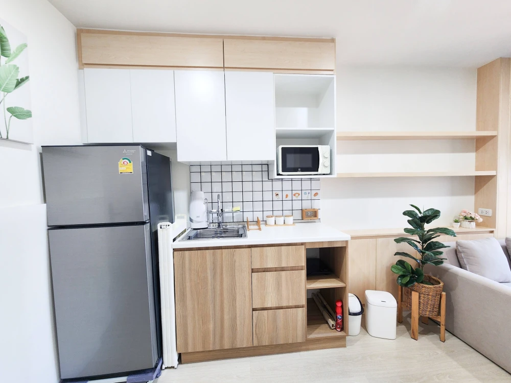 ขาย นิว โนเบิล แจ้งวัฒนะ ชั้น 22 แดดเช้า วิวเมืองสวยไม่บล็อกลมดี Built-in ห้องสไตล์มินิมอล กรุผนังโซนชั้นวางทีวี ห้ามพลาด