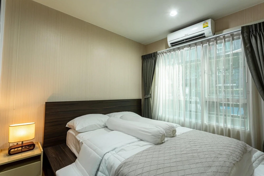 For sale: Regent Home Bangson, 4th floor, Building D, pool view. Comes with high-quality furniture. Photos are of the actual unit; everything shown in