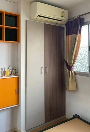 ขาย ลุมพินี คอนโดทาวน์ นิด้า-เสรีไทย ชั้น 2 อากาศถ่ายเทดี ไม่อึดอัด แยกสัดส่วนชัดเจน บิ้วอินทั้งห้อง ห้ามพลาด