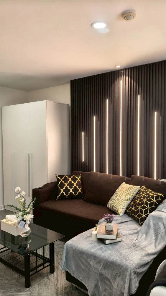 ขาย ลุมพินี คอนโดทาวน์ รามอินทรา-หลักสี่ ห้องน่าอยู่ พร้อมเฟอร์ มาแต่ตัวเข้าอยู่ได้เลย จองเลย