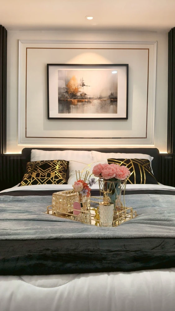 ขาย ลุมพินี คอนโดทาวน์ รามอินทรา-หลักสี่ ห้องน่าอยู่ พร้อมเฟอร์ มาแต่ตัวเข้าอยู่ได้เลย จองเลย