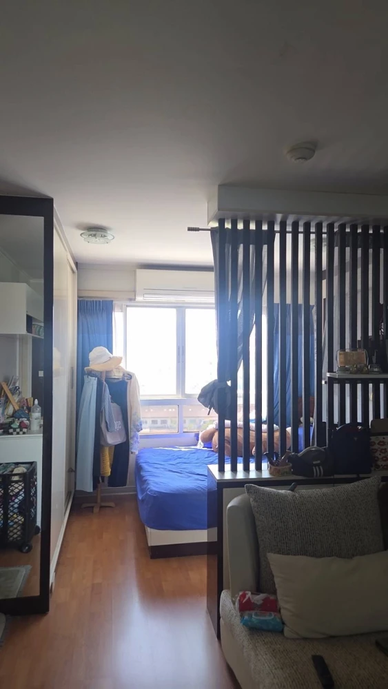 ขาย ลุมพินี วิลล์ ศูนย์วัฒนธรรม ห้องอยู่แล้วสบาย ไม่อึดอัด ตกแต่งรวมเฟอร์และเครื่องใช้ไฟฟ้าพร้อมอยู่