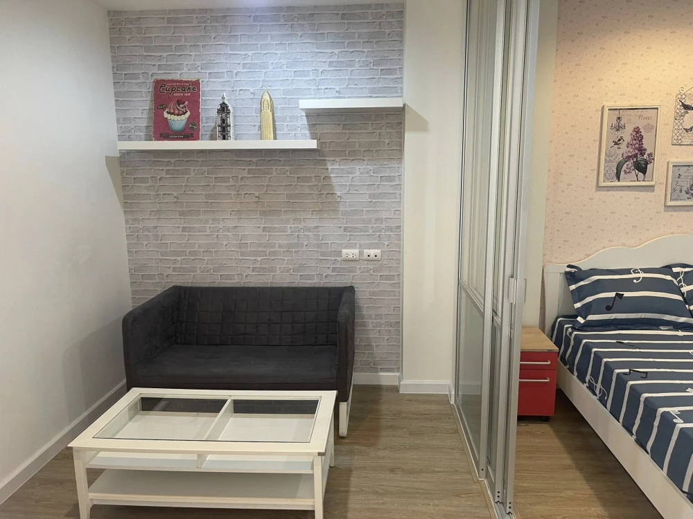 ขาย ลุมพินี อ่อนนุช 46 ตึก C2 ชั้น4 วิวสวน โปร่งโล่งสบาย ห้องสวย สะอาด เฟอร์Ikea+เครื่องใช้ไฟฟ้าครบจริง ซื้อเลย