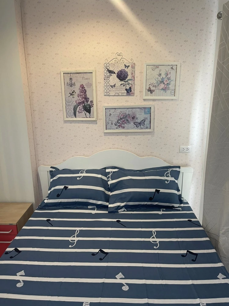 ขาย ลุมพินี อ่อนนุช 46 ตึก C2 ชั้น4 วิวสวน โปร่งโล่งสบาย ห้องสวย สะอาด เฟอร์Ikea+เครื่องใช้ไฟฟ้าครบจริง ซื้อเลย