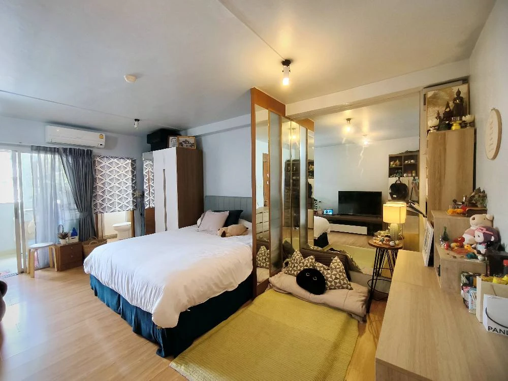 ขาย ศุภาลัย ซิตี้ โฮม รัชดา 29.95 ตร.ม. ชั้น 7 อาคารไอสอง วิวไม่บล็อค พร้อมเฟอร์นิเจอร์และเครื่องใช้ไฟฟ้า