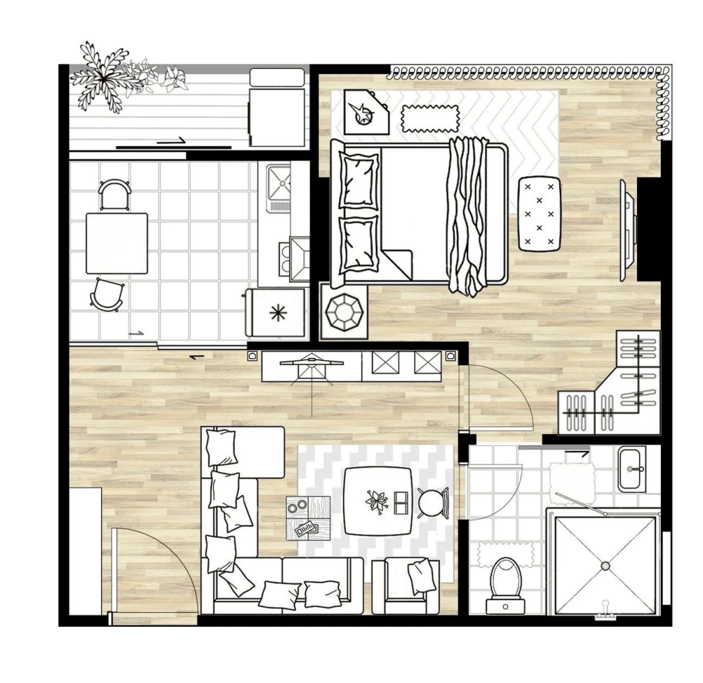 ขาย ห้องชุดใน คอนโดแอล-สไตล์ เฟอร์ครบ