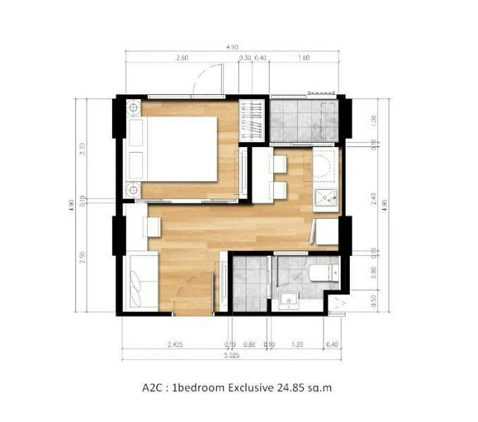 ขาย เคฟ คอนโด  ตรงข้ามมหาวิทยาลัยกรุงเทพ ห้องสไตล์สวย เเบบนี้ต้องรีบมาเป็นเจ้าของเเล้ว