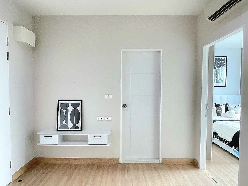 ขาย เดอะ นีช โมโน รัชวิภา 1 ห้องนอน 1 ห้องน้ำ ห้องครัวแยกติดระเบียงเป็นสัดส่วน ห้องตกแต่งพร้อมอยู่