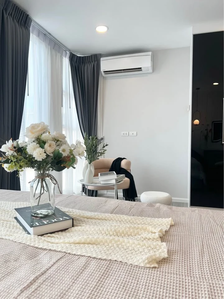 ขาย เดอะ ราฟเฟิล คอนโดมิเนียม ห้องมุม ไม่ติดใคร ระเบียบวิวโล่ง รับลม ห้องแต่งสวยจัดเต็ม หิ้วกระเป๋าเข้าอยู่ได้เลย
