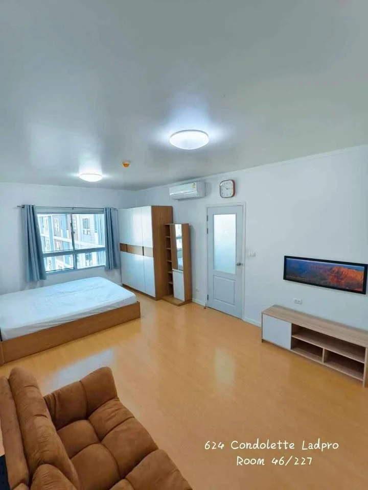 ขาย ให้เช่า คอนโดเลต 624 ลาดพร้าว ชั้นสูง ห้องครัวกั้นแยก กว้างสบาย เฟอร์ครบ พลาดไม่ได้แล้วค่ะจัดเลย