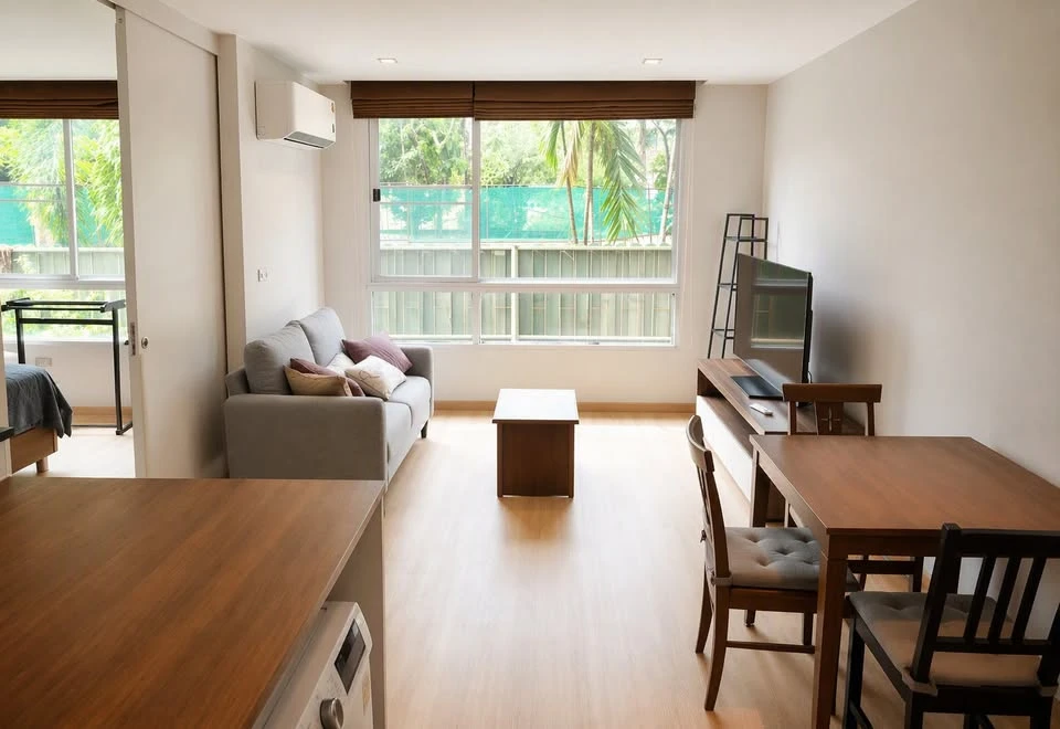 ขาย ให้เช่า คอนโด ทรี คอนโด เอกมัย (สุขุมวิท 42) เฟอร์ครบ เครื่องซักผ้าส่วนตัว ห้องตกแต่งพร้อมอยู่