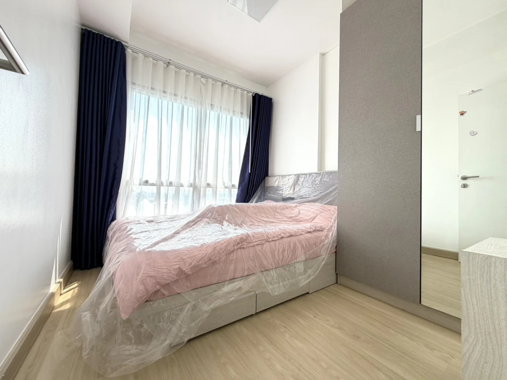 ขาย ให้เช่า นิช ไอดี ปากเกร็ด สเตชั่น ห้องมุม วิวสวน 54.24 ตร.ม. built-in ทั้งห้อง รีบจับจองเลยจ้า