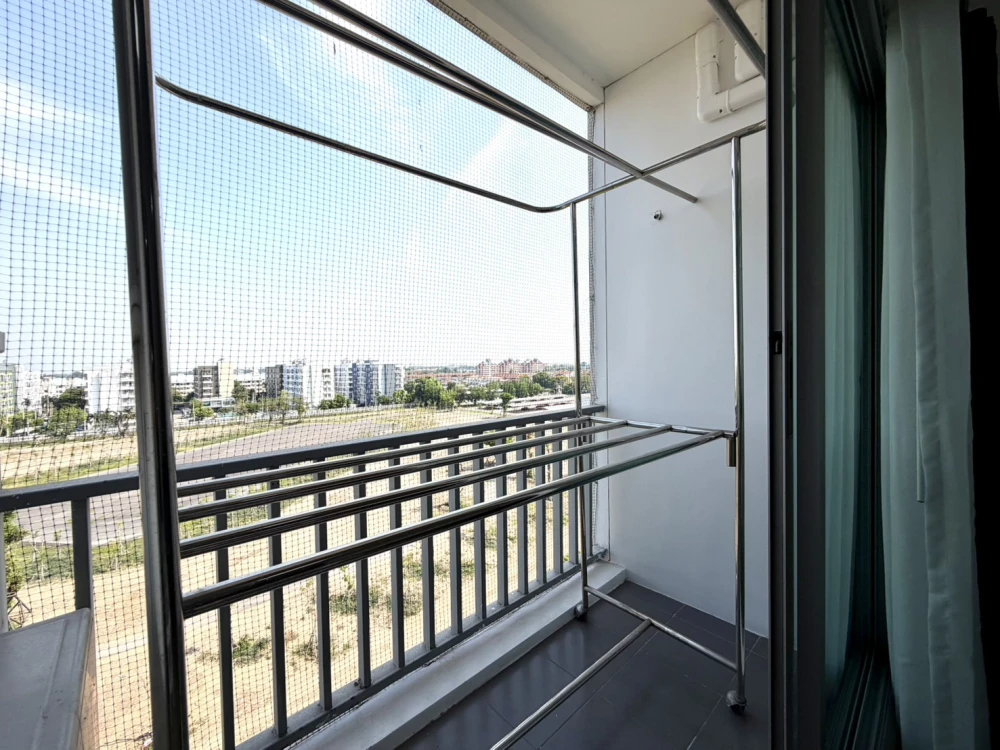 ขาย ให้เช่า นิช ไอดี ปากเกร็ด สเตชั่น ห้องมุม วิวสวน 54.24 ตร.ม. built-in ทั้งห้อง รีบจับจองเลยจ้า