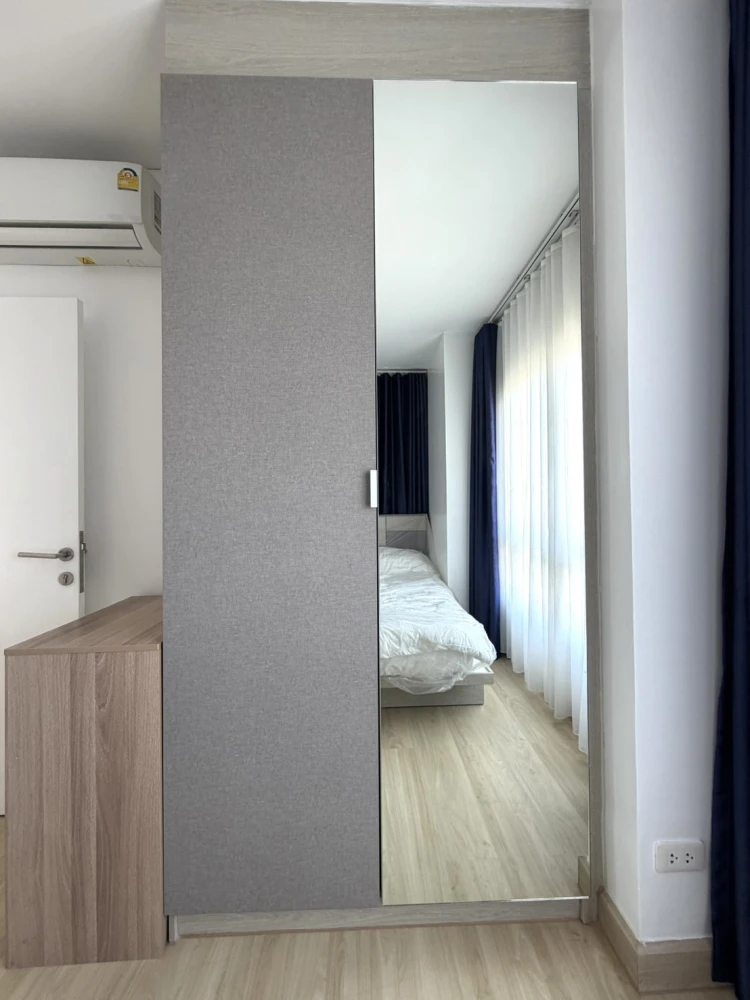 ขาย ให้เช่า นิช ไอดี ปากเกร็ด สเตชั่น ห้องมุม วิวสวน 54.24 ตร.ม. built-in ทั้งห้อง รีบจับจองเลยจ้า