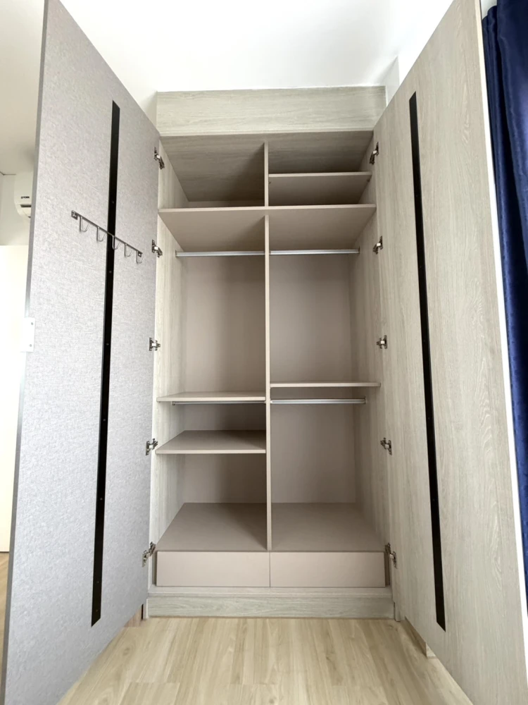 ขาย ให้เช่า นิช ไอดี ปากเกร็ด สเตชั่น ห้องมุม วิวสวน 54.24 ตร.ม. built-in ทั้งห้อง รีบจับจองเลยจ้า