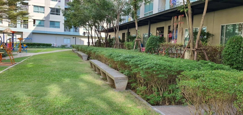 ขาย ให้เช่า ลุมพินี วิลล์ อ่อนนุช-พัฒนาการ ชั้น 1 ระเบียงวิวสวน ฟิลดีมาก พร้อมเฟอร์ฯจัดเต็ม ห้ามพลาด