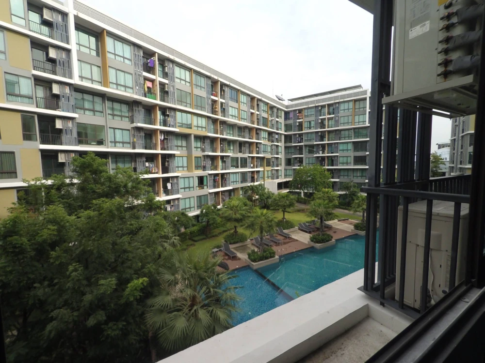 ขาย ให้เช่า ไอคอนโด สุขุมวิท 103 ชั้น 4 ห้องมุม วิวสระว่ายน้ำ + สวน ห้องใหญ่มาก มาแต่ตัวเข้าอยู่ได้เ้ลย